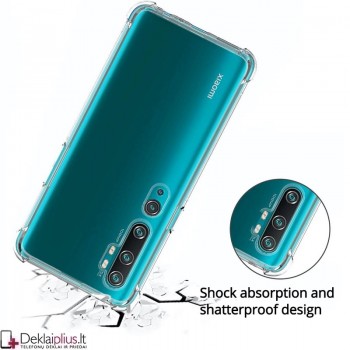 Silikoninis-Anti shock dėklas - permatomas (MI NOTE 10/NOTE 10 PRO)
